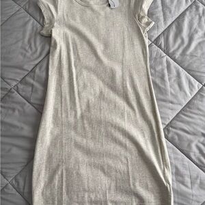 Calvin Klein Cream Midi Sheath Dress